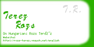 terez rozs business card